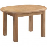 Dorset Oak D-End Extending Dining Table 